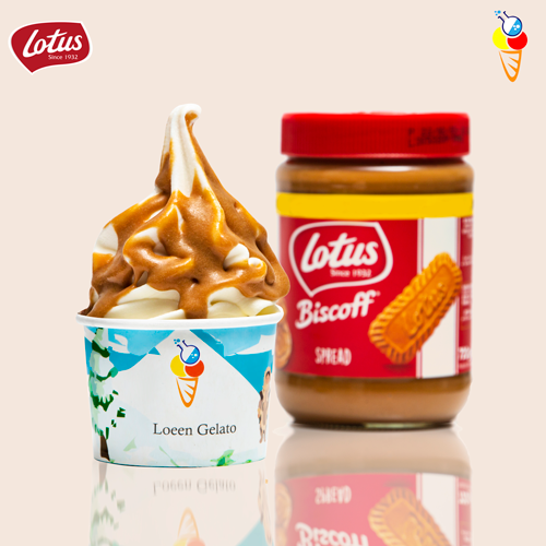 بستنی ایتالیایی سافت لوتوس آلپینو